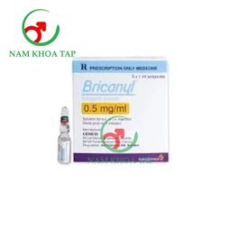 Bricanyl 0.5mg/ml Cenexi - Tác dụng điều trị bệnh viêm phế quản